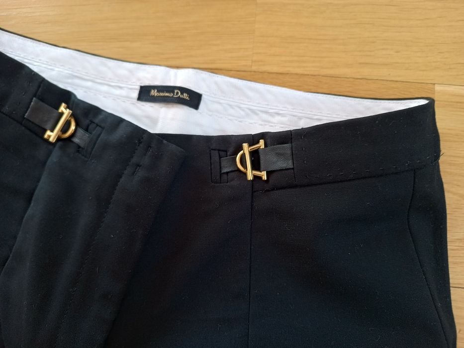 Spodnie czarne Massimo Dutti rozm.36
