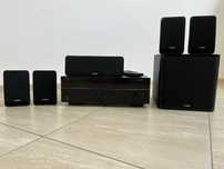 Amplituner Yamaha HTR 2067 + zestaw glośników 5+1 Yamaha