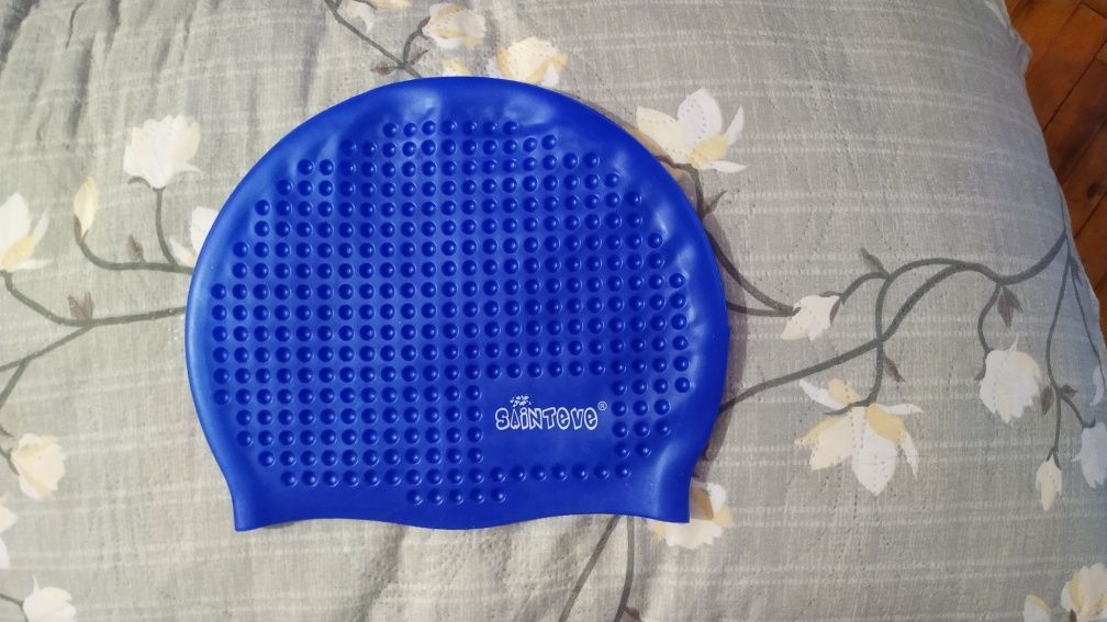 Шапочка для плавання Saintave/Силіконова шапочка для басейну