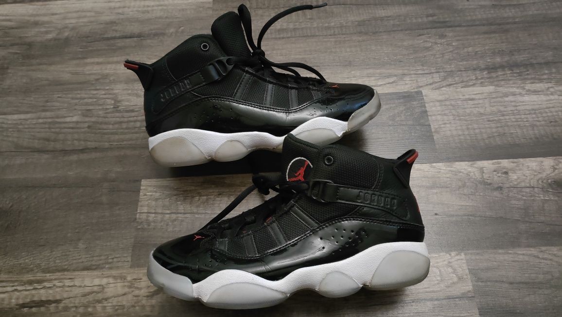 buty Air JORDAN 6 Rings Black za kostkę