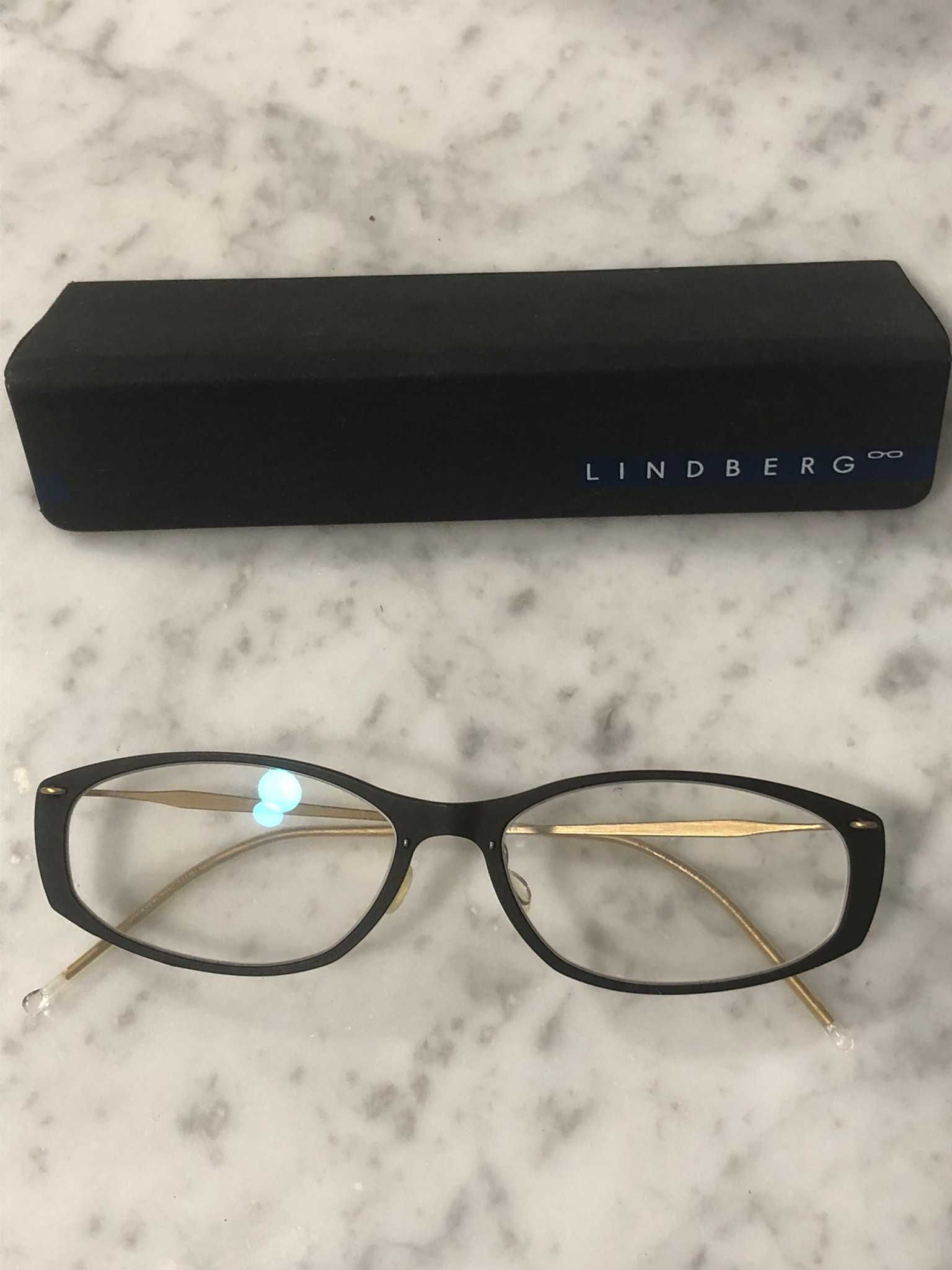 Okulary/ oprawki Lindberg marka premium czarne piękne, bardzo lekkie