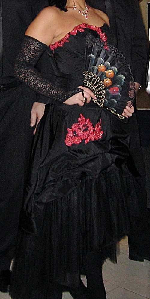 Suknia Balowa Wieczorowa Carmen Flamenco Bal Studniówka Wesele