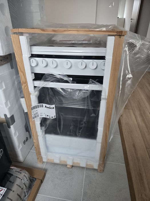 Kuchenka elektryczna Amica 58CE1.30HMsQ(W] NIEUŻYWANA KLASA A