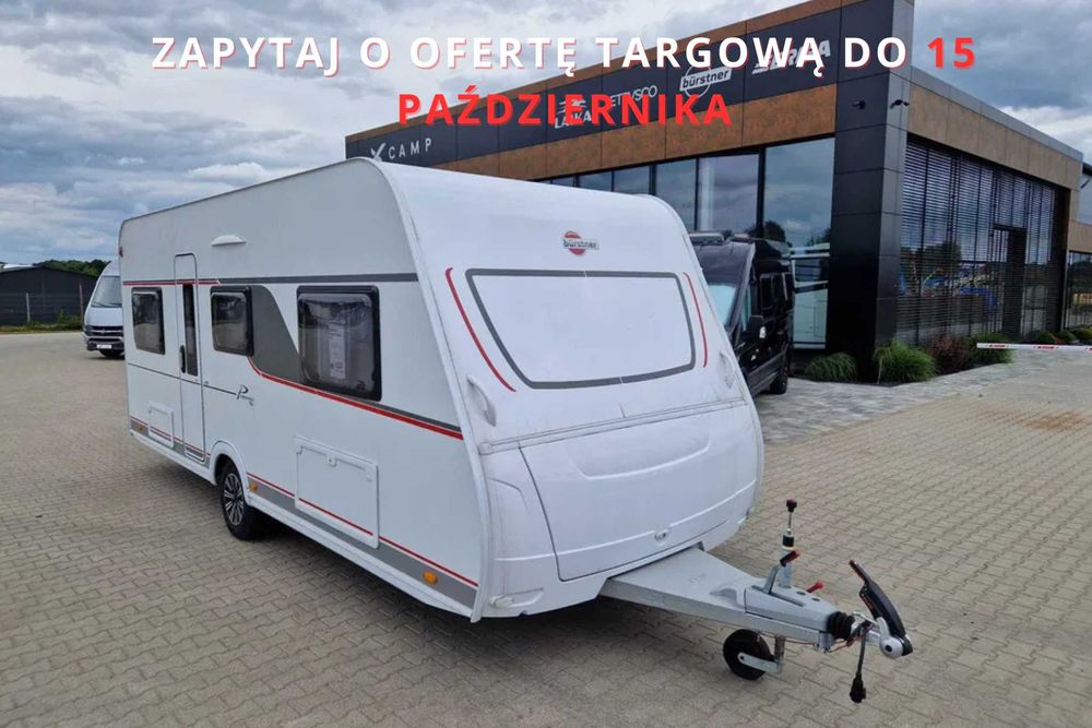NOWOŚĆ! Przyczepa Burstner Premio Life 490TK 7 osób! XCAMP Hobby Fendt