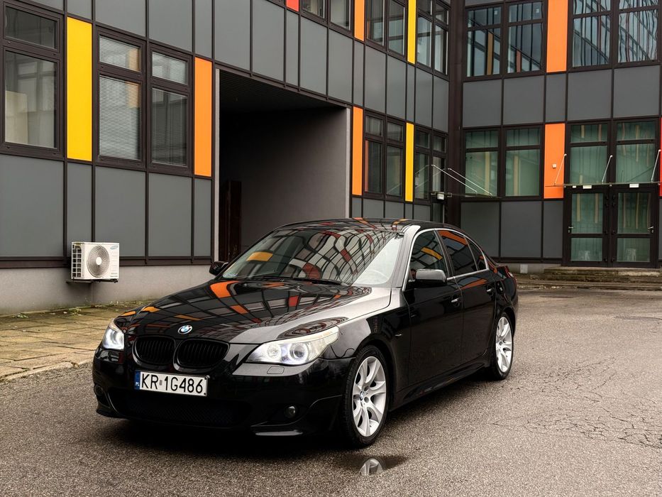 BMW Seria 5 BMW E60 2.5i 192 KM • Automat • M-Pakiet • Head-Up • LPG BRC • Bezwypa