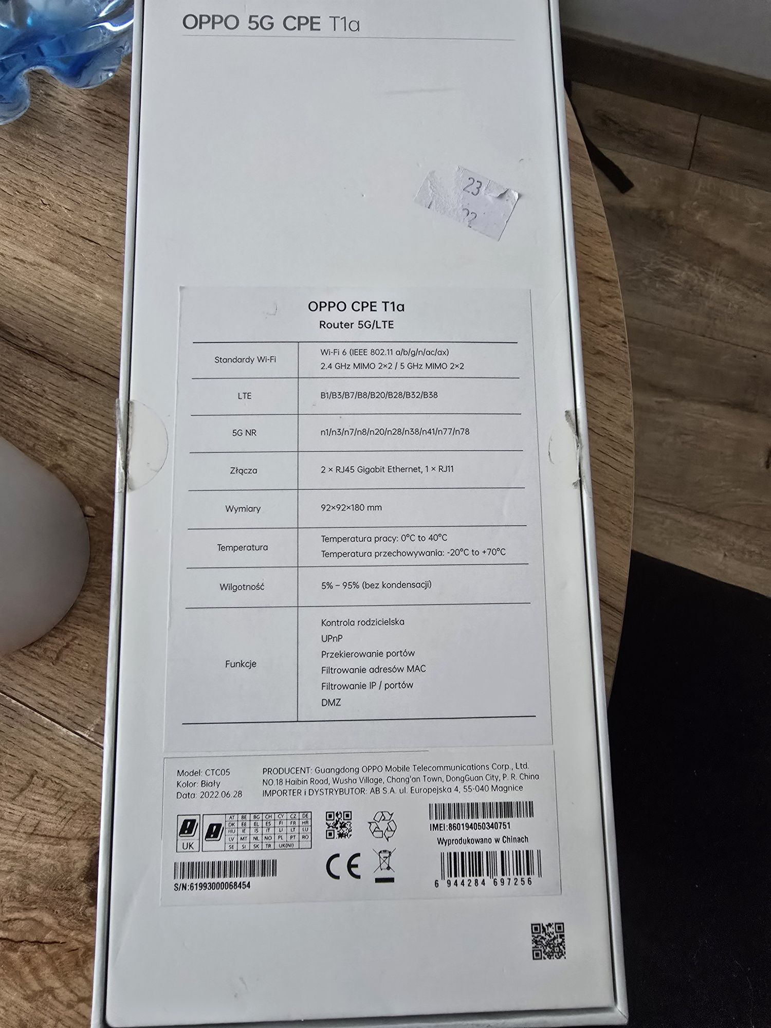 Oppo 5G CPE T1A.