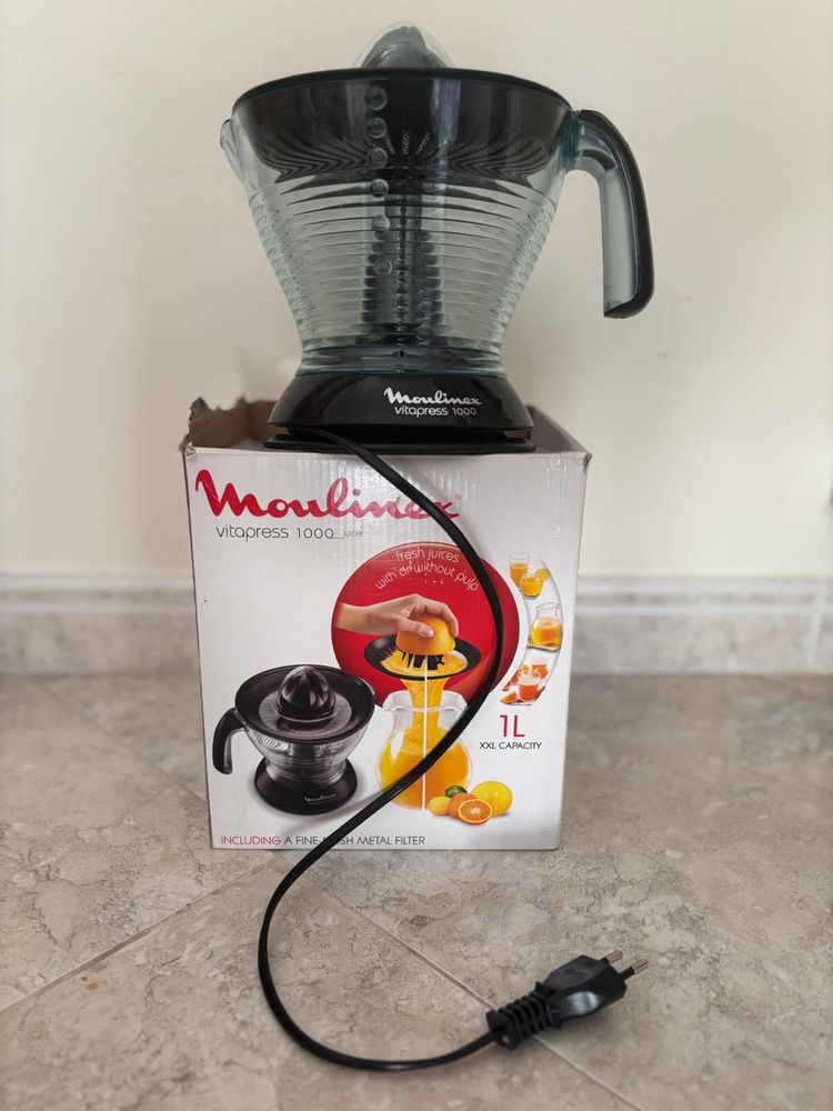Maquina sumo laranja moulinex