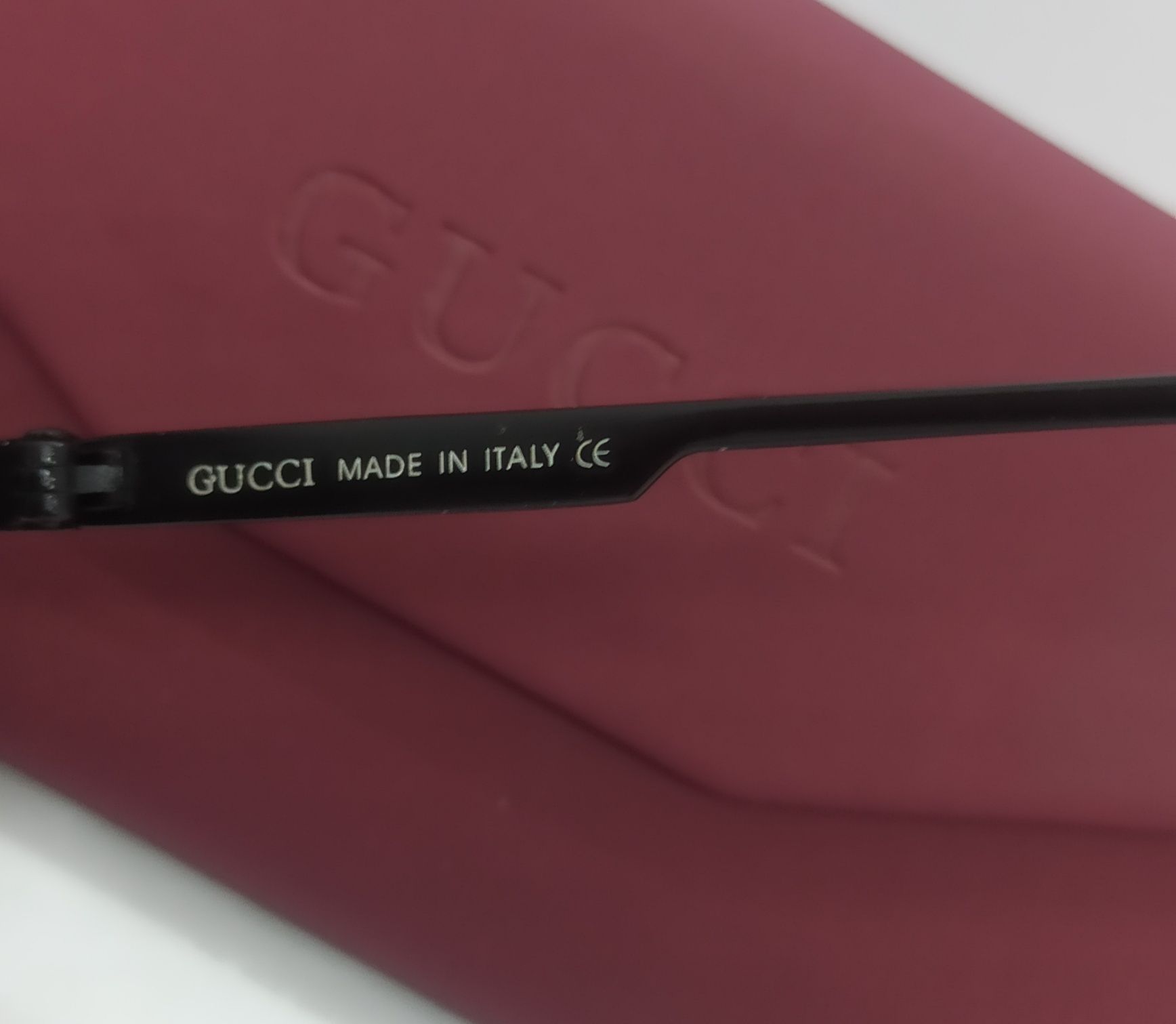 Gucci стильные красивые мужские очки черные в черной металл оправе