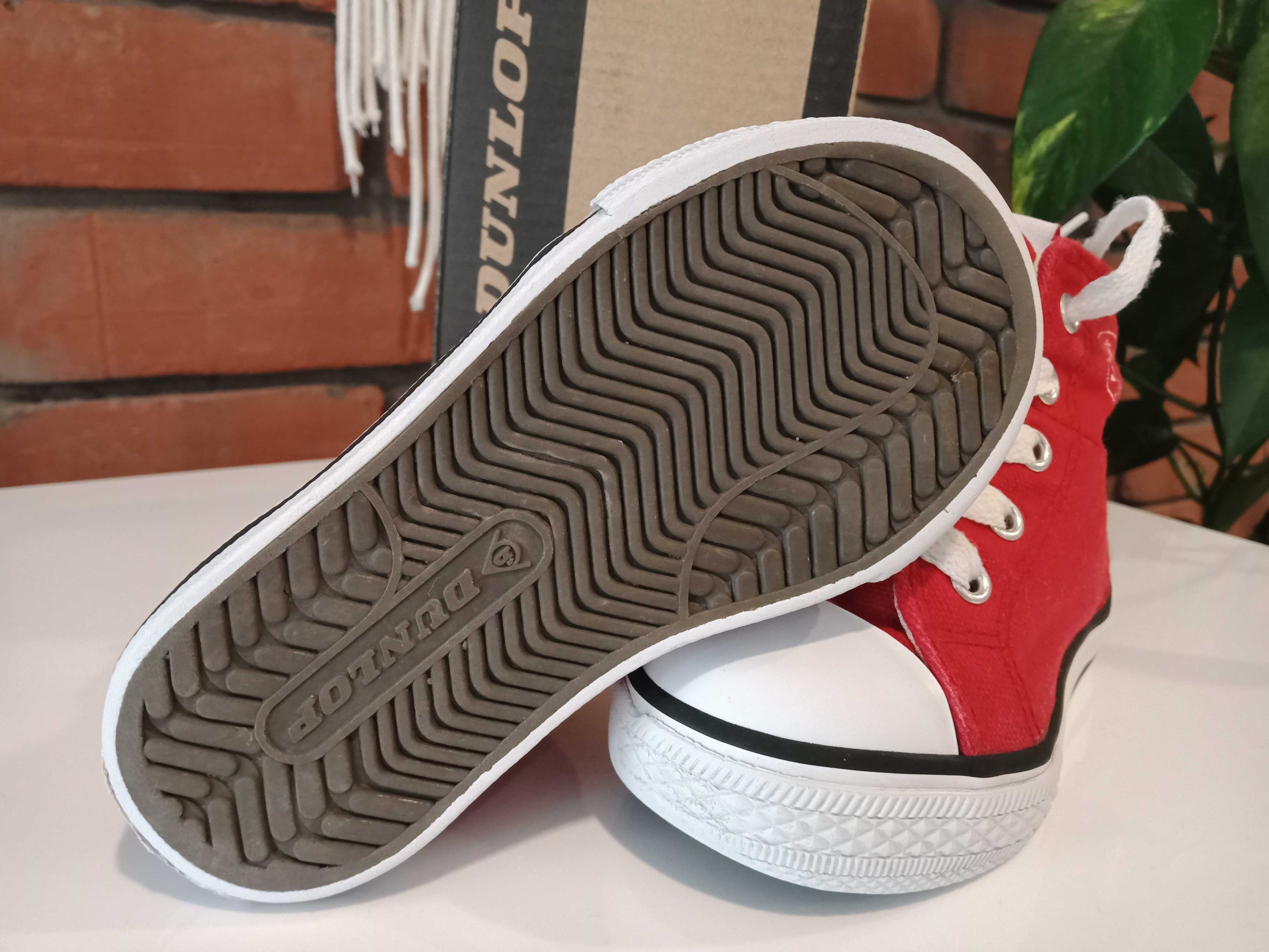 DUNLOP ORIGINAL CANVAS HIGH trampki czerwone niemowlęce 21,5 (10,5 cm)