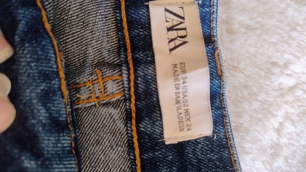 Szorty jeans szorty Zara krótkie spodenki rozmiar XS