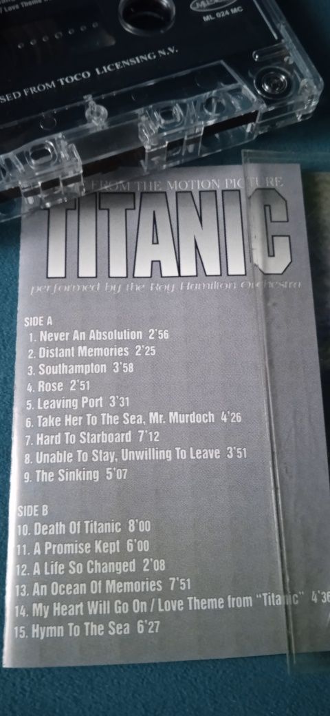 Kaseta, muzyka filmowa, Titanic