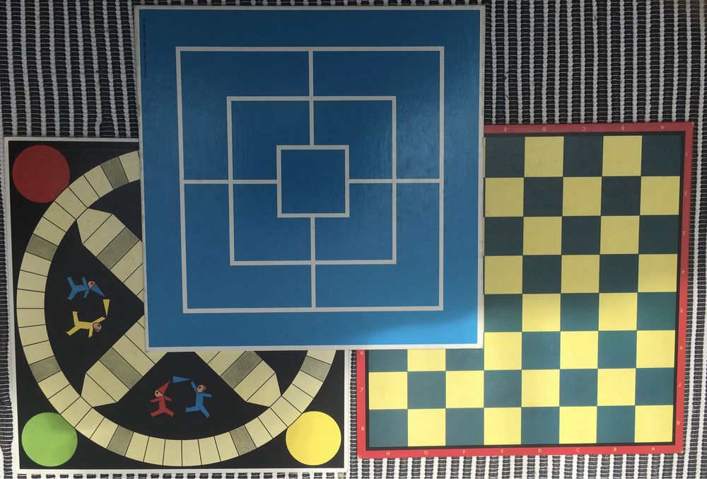 conjunto de jogos de tabuleiro - 35 jogos - "Made in Western-Germany"
