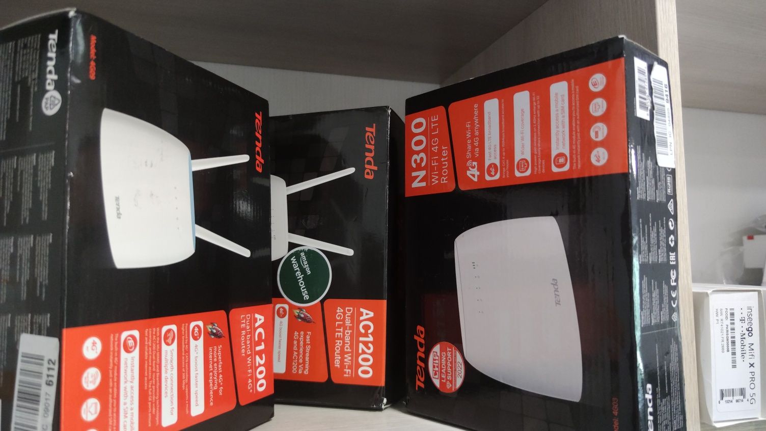 4g wi fi роутери нові Tenda 4G03, 06,07,09