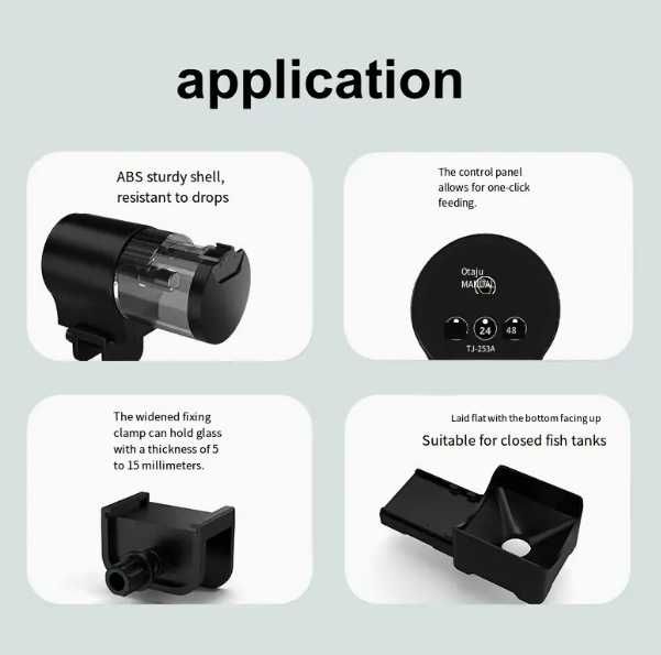 Alimentador de peixes aquário automático