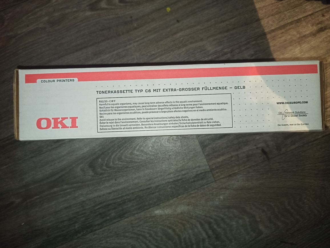 Toner OKI 5100/C5200 żółty oryginalny