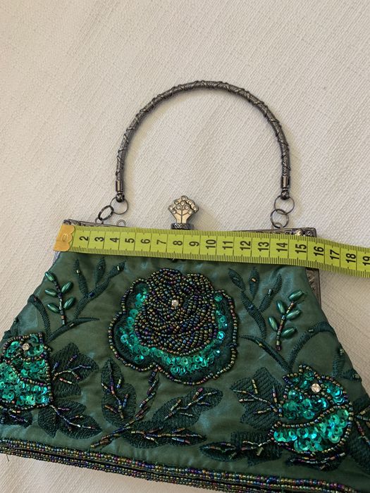 Сумка клатч вінтажна вишита бісером