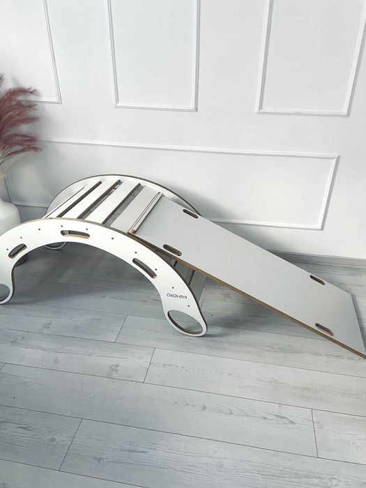 Zestaw Teternika 2w1 bujak+ ścianka wspinaczkowa zjeżdżalnia rozmiar L