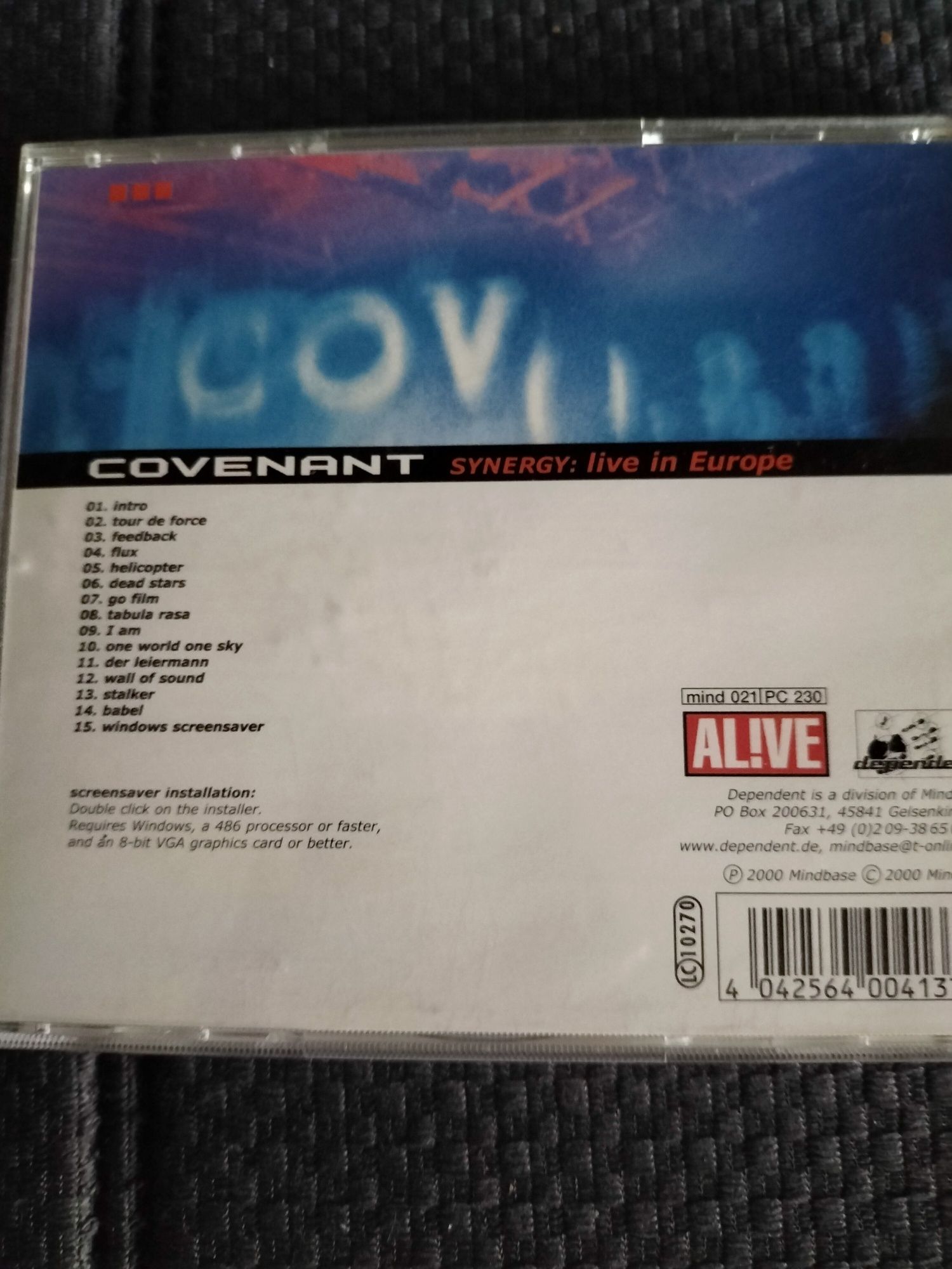Covenant - Synergy live in Europe