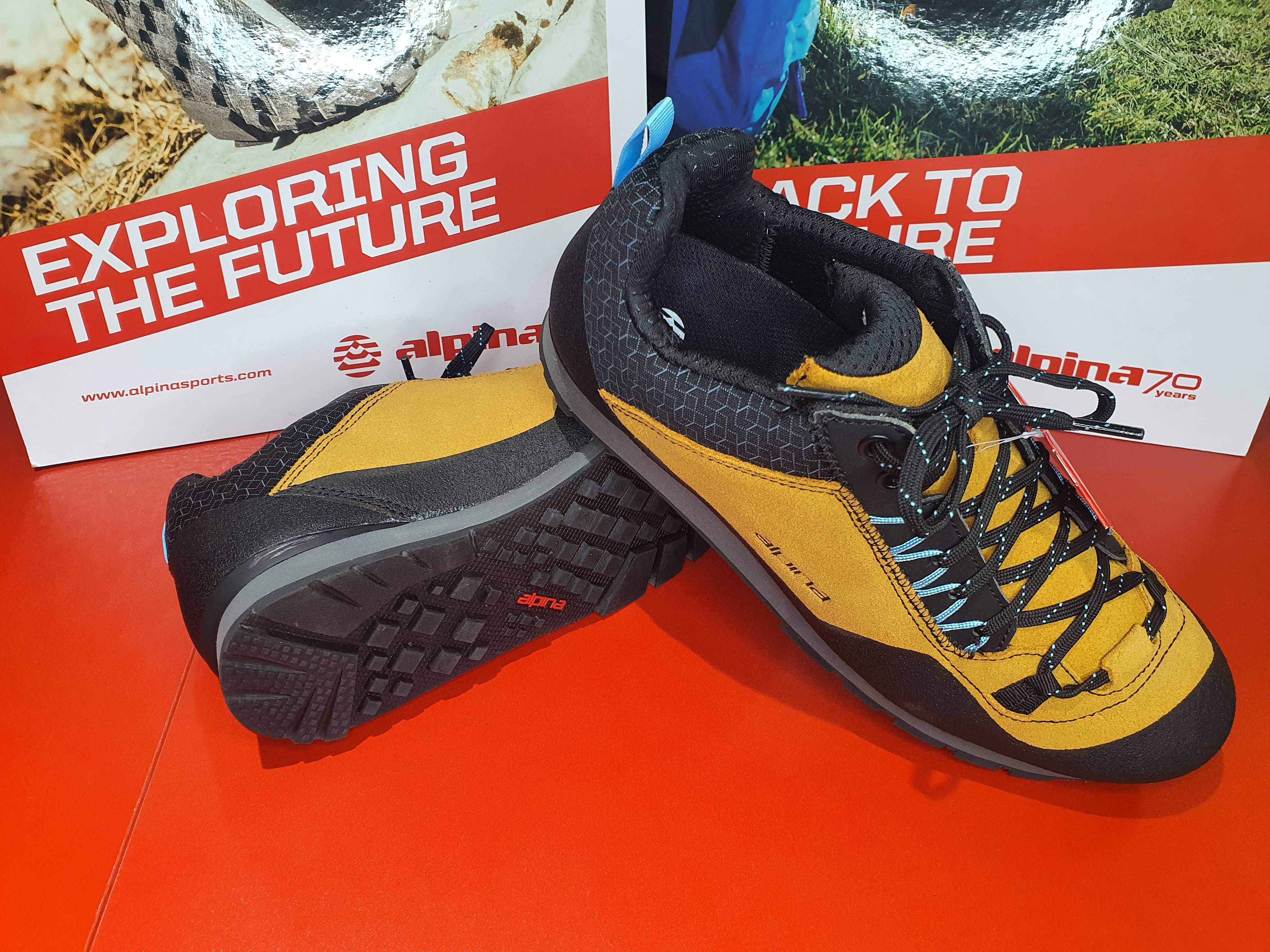 Buty trekkingowe damskie Alpina Lin Brown SKÓRA! rozmiary od 36 do 42