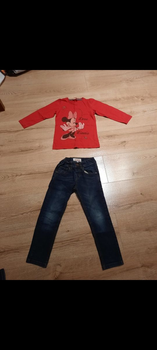 Spodnie i bluzeczka dla dziewczynki