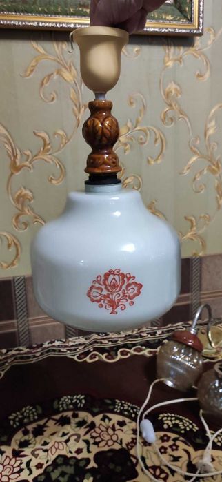 Набор люстр, лот плафонов, бра, светильники ссср