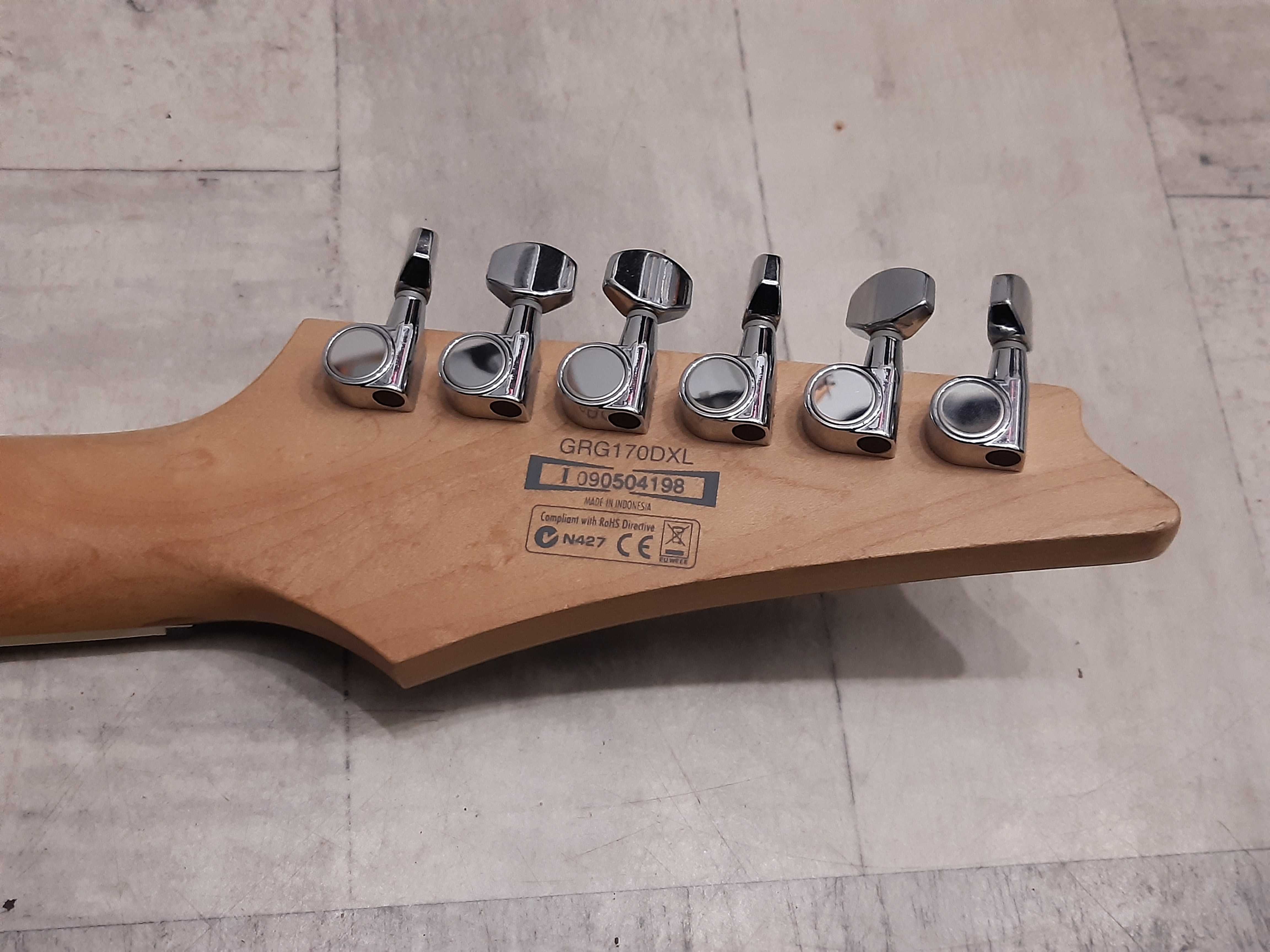 Leworęczna Gitara Ibanez GRG 170 DXL-Black-LH- wysyłka Gratis -zamiana