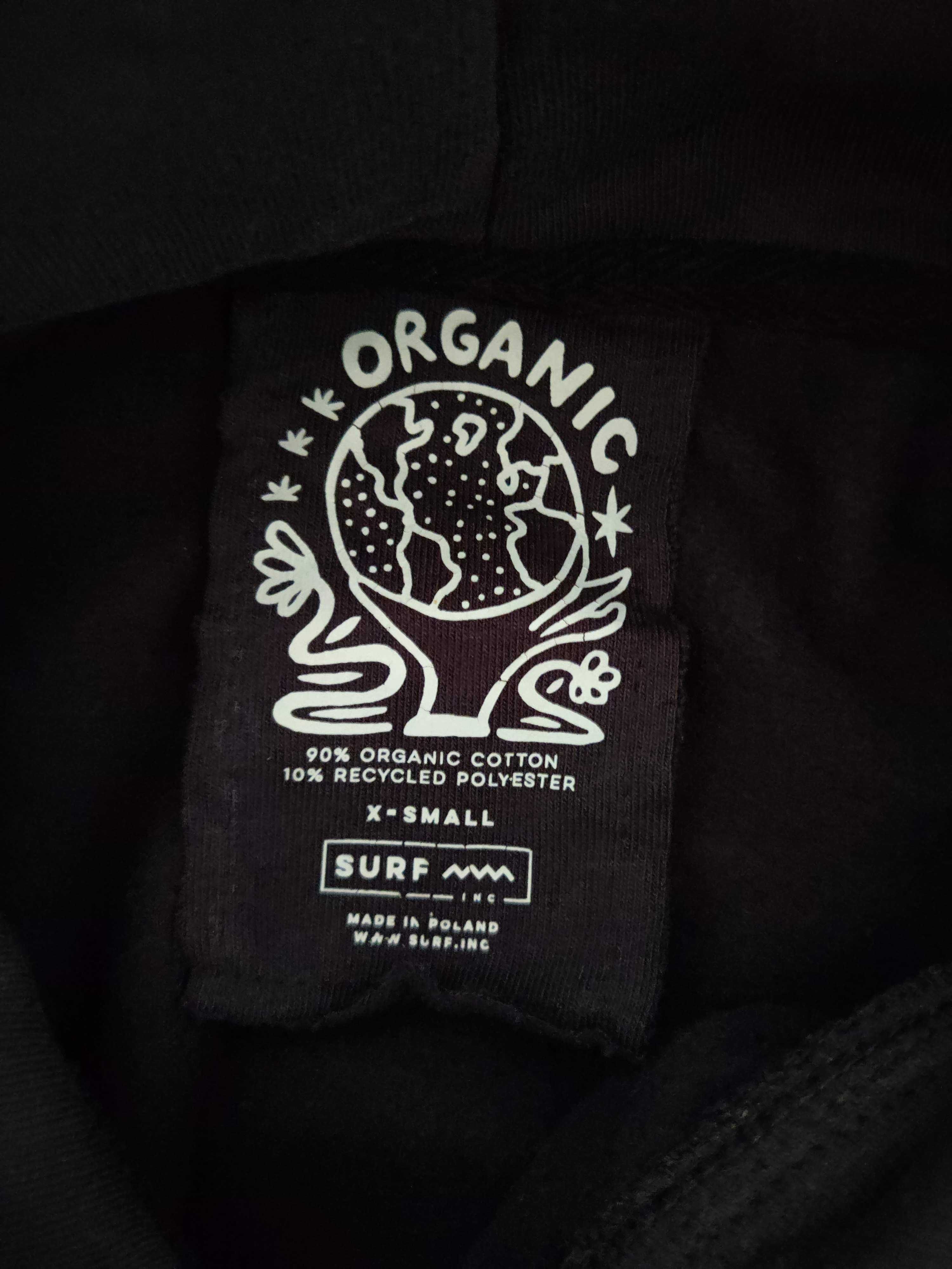 Surf inc bluza czarna z kapturem Tranquilo Hoodie Acid Black XS