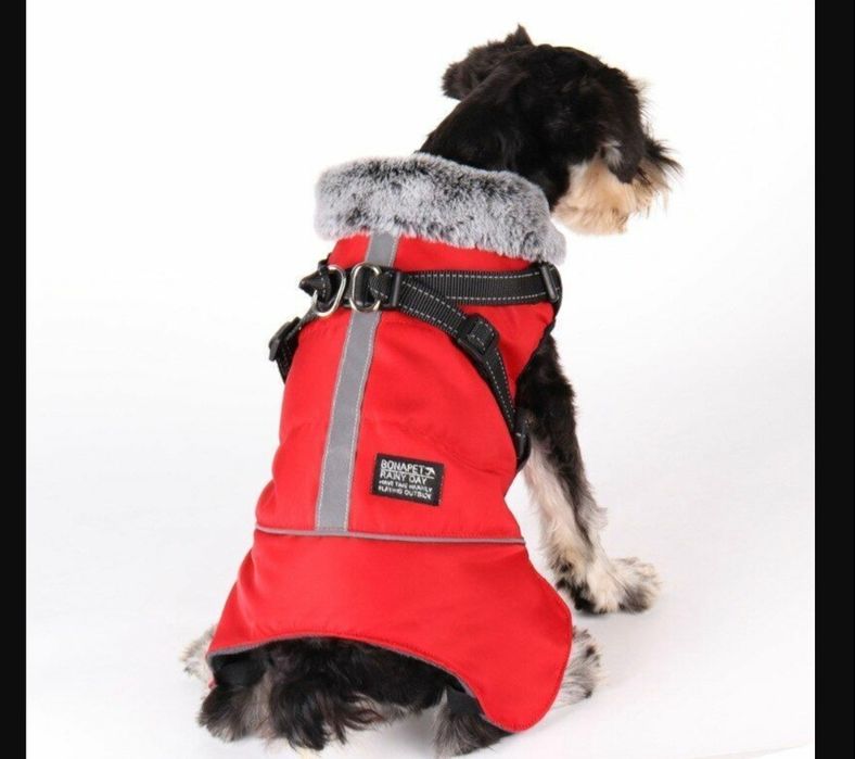 Bonapet Kurtka dla Psa Czerwona XL