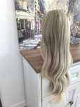 Peruka nowa blond długa 80cm grzywka