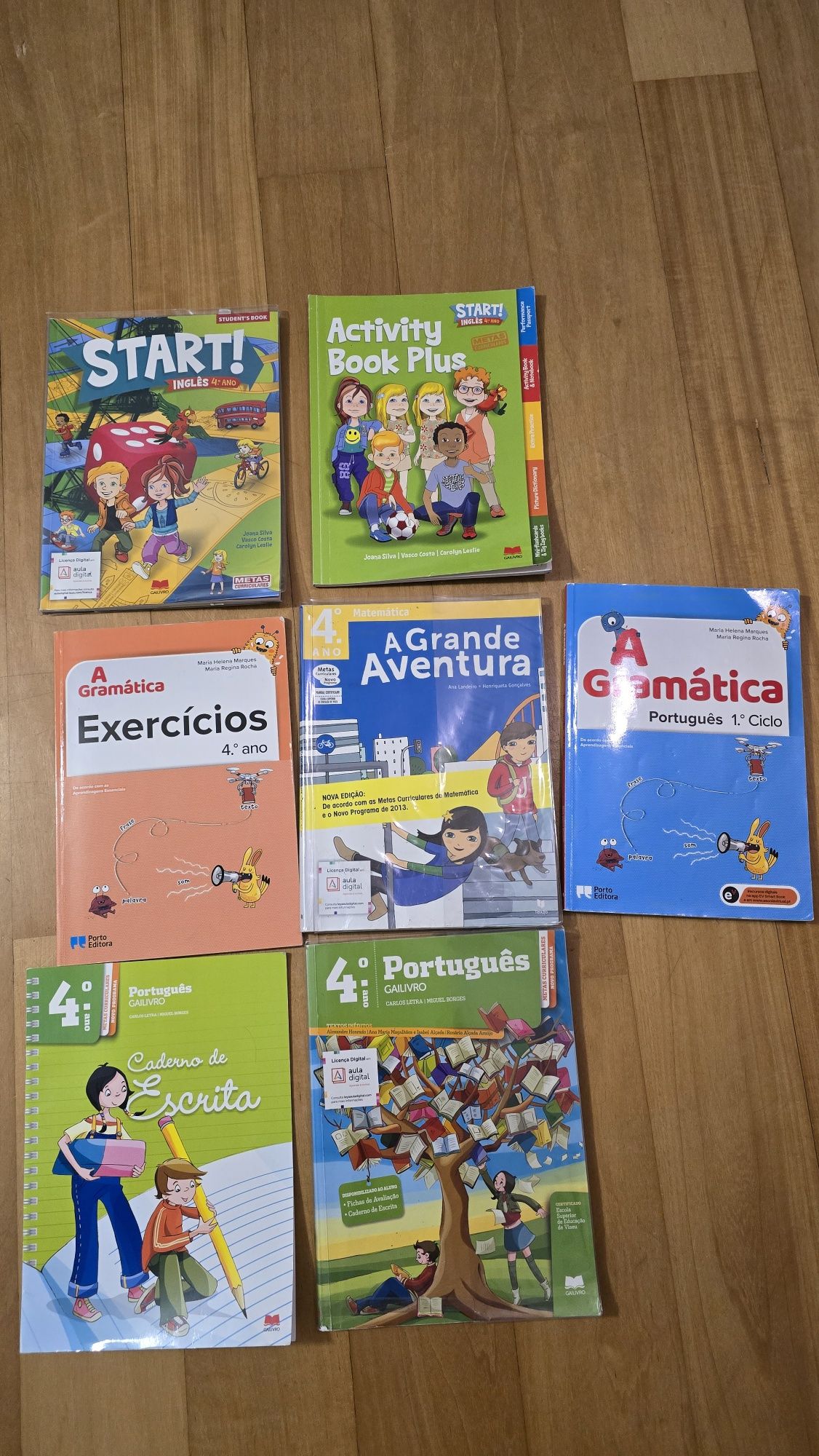 Livros escolares do 4o ao 7o ano