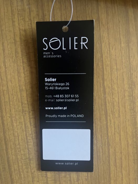 Nowa Męska torba na laptopa bordowa Solier S23 produkt Polski
