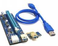 RISER PCI-E 1x-16x USB 3.0 markowy SATA