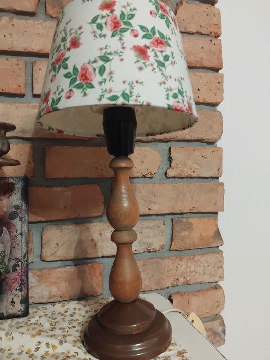 Lampka nocna prl stylowa wiejska sielska