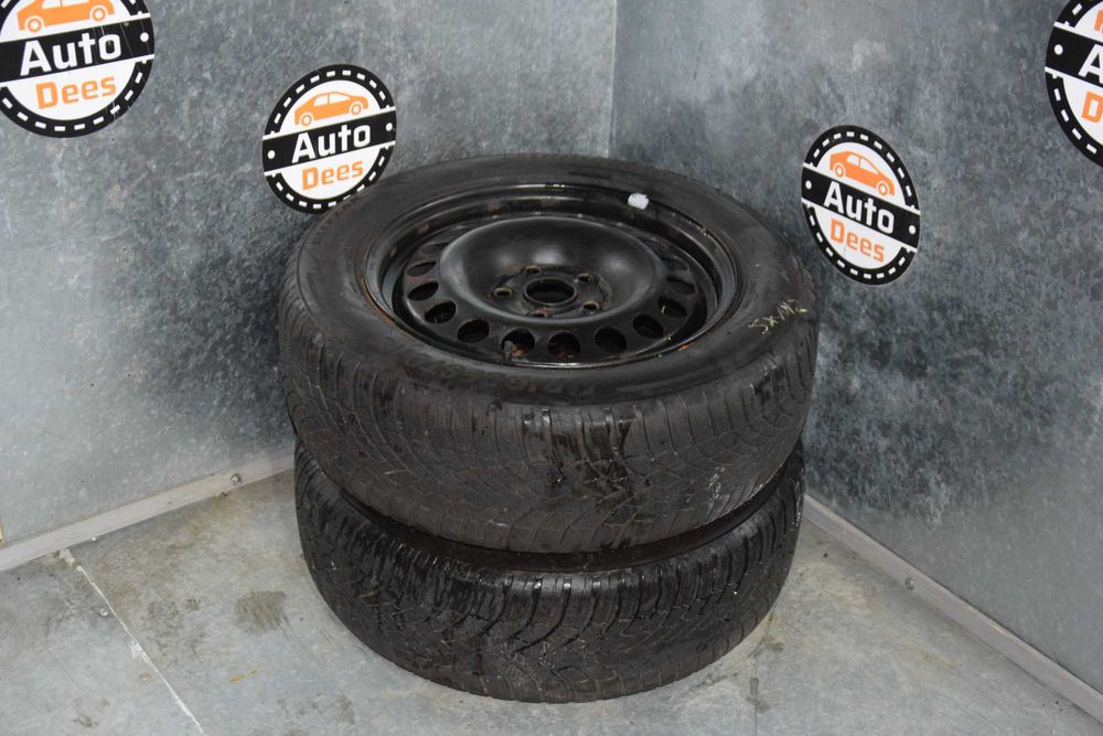 Opony zimowe + felgi stalowe Bridgestone R16 205/60 5x112 ET43