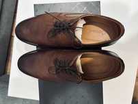 Brązowe buty podwyższające Conhpol +7 cm (rozmiar 40, pasują na 41)