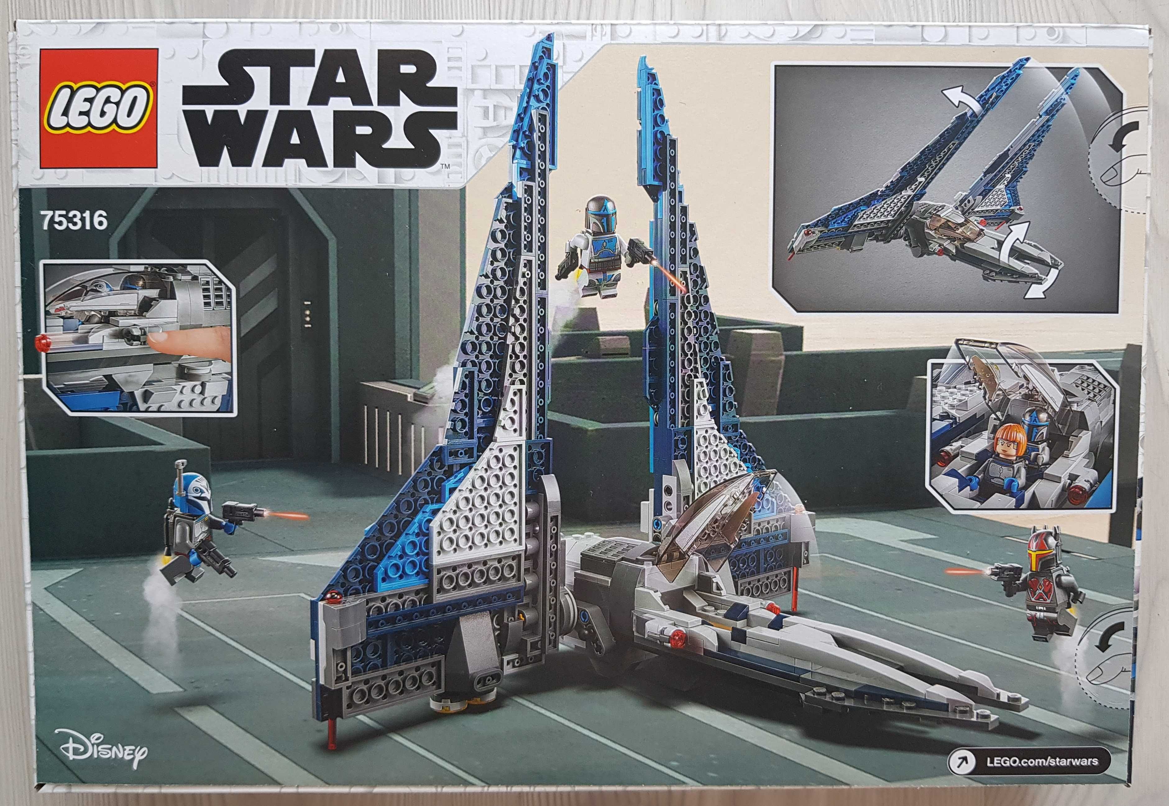 LEGO STAR WARS 75316 - Mandaloriański Myśliwiec BEZ FIGUREK 75101
