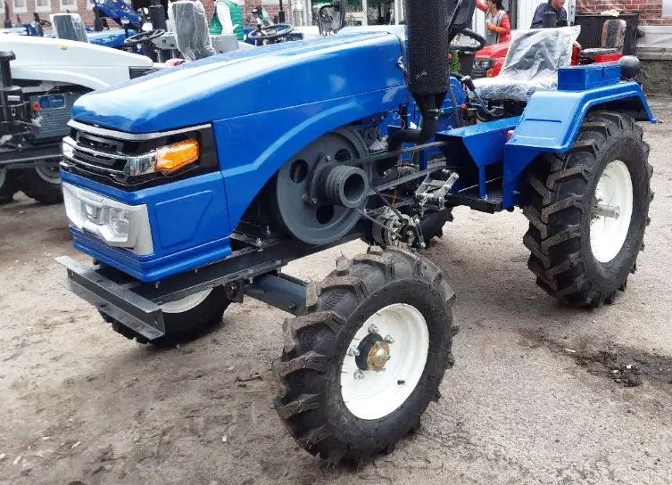 Потужний мототрактор Булат Т25 ФРЕЗА+ПЛУГ ТА ДОСТАВКА. Мінітрактор 25