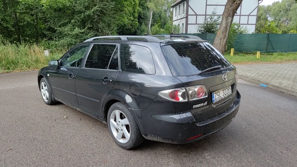 Mazda 6 2.0 w gazie 2006r dobrze wyposażona OC rok
