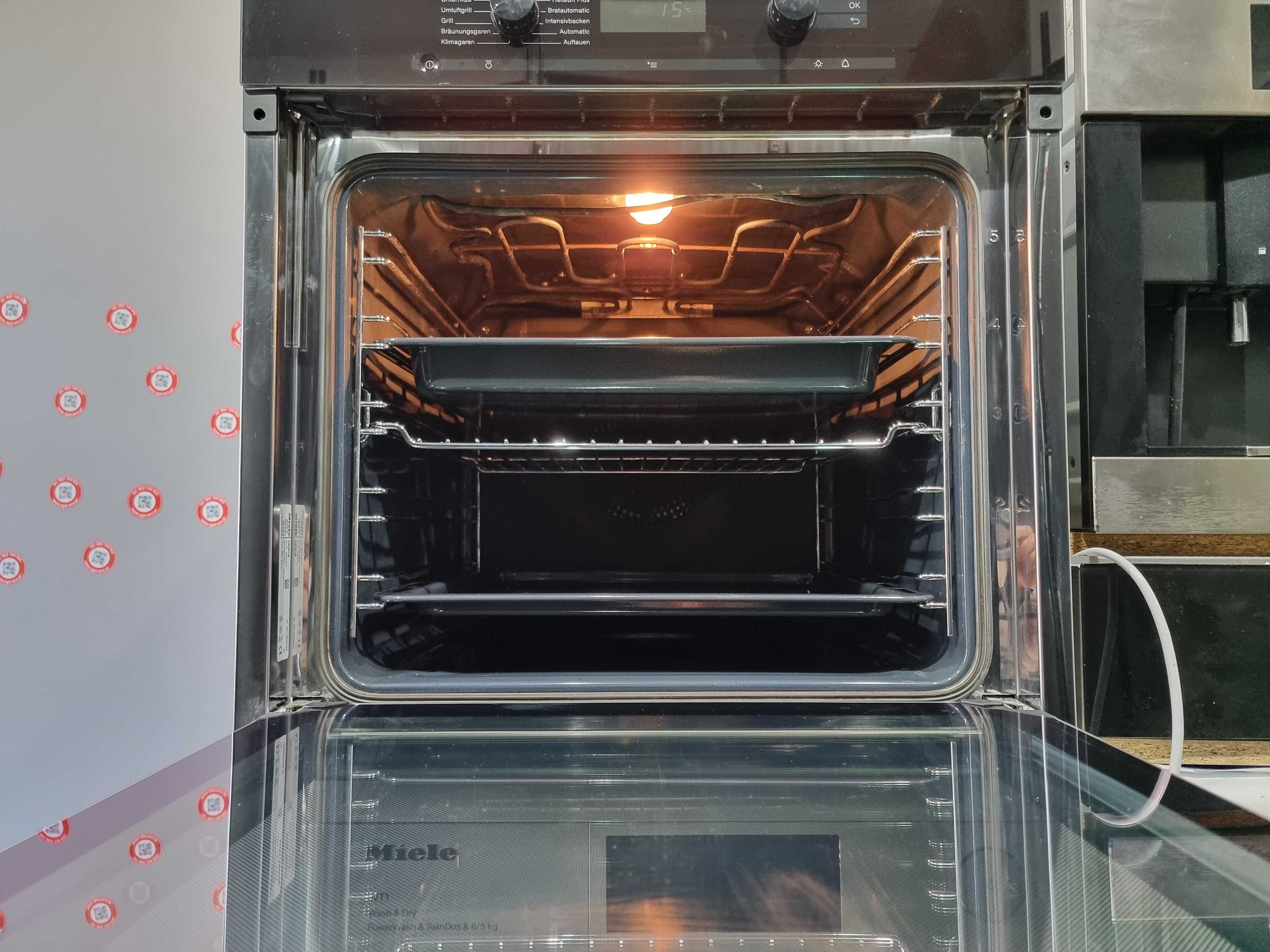 Piekarnik Miele H 6267 B para, prog auto., 76l, EasyControl, 30–300 °C