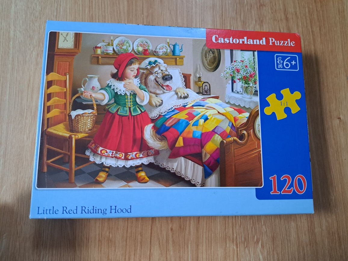 Puzzle czerwoy kapturek 120 elementów