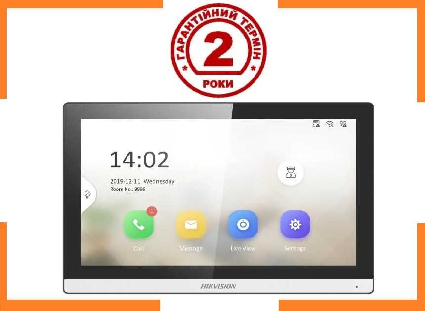 IP Відеодомофон Hikvision DS-KH6350-TE1 видеодомофон домофон