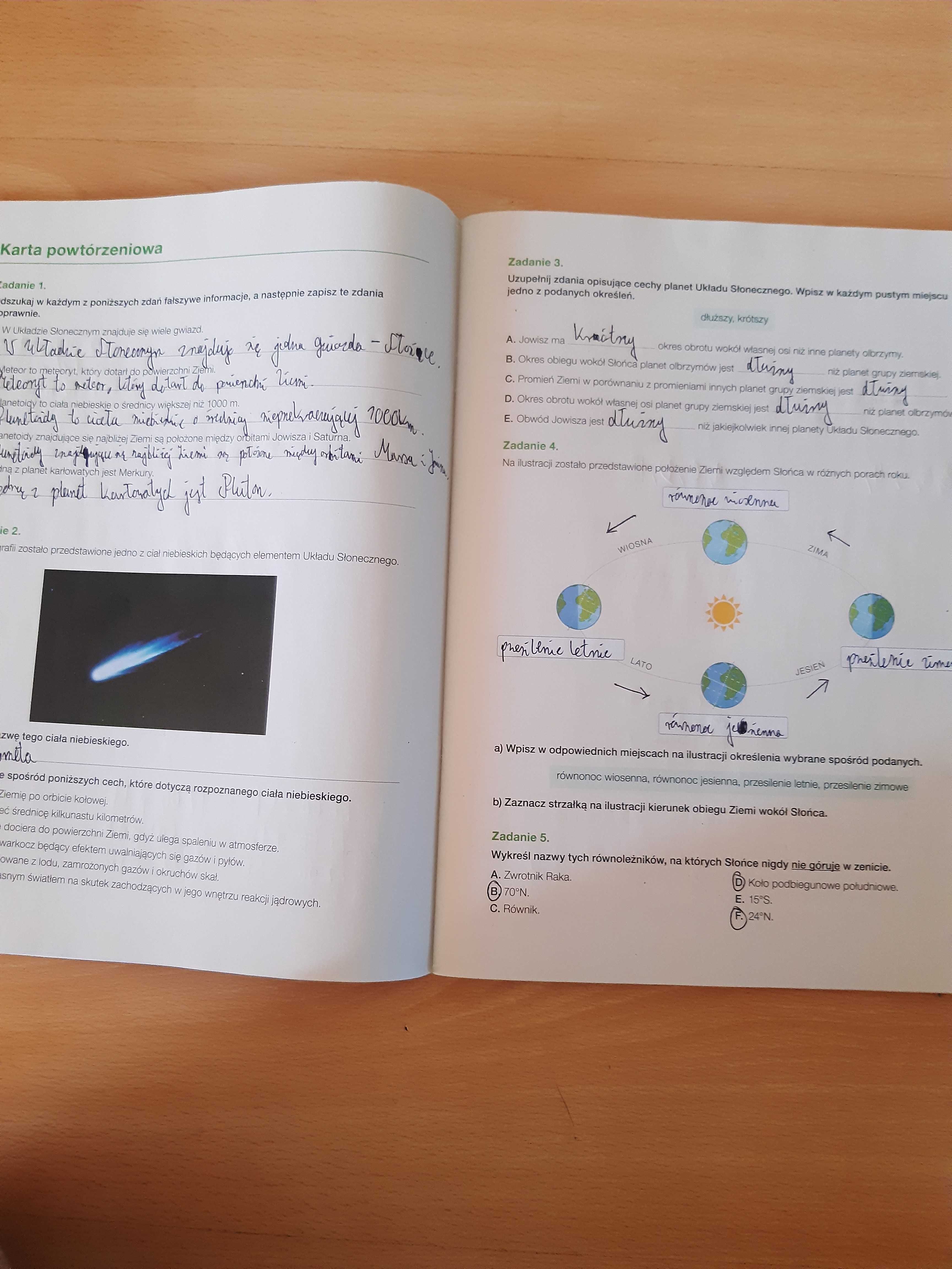 Oblicza geografii 1 - karty pracy zakres podstawowy Katarzyna Maciążek