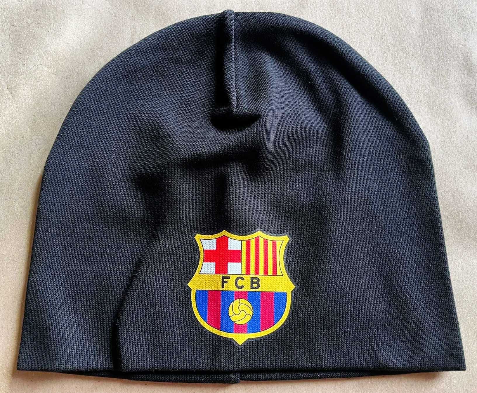 Czapka FC Barcelona !! Jesienna - Zimowa - Wiosenna !! Kolor Czarny