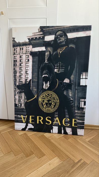 Sprzedam grafikę na plotnie, versace