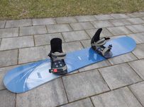 deska snowbordowa z wiązaniami idealna dla początkujących 156cm