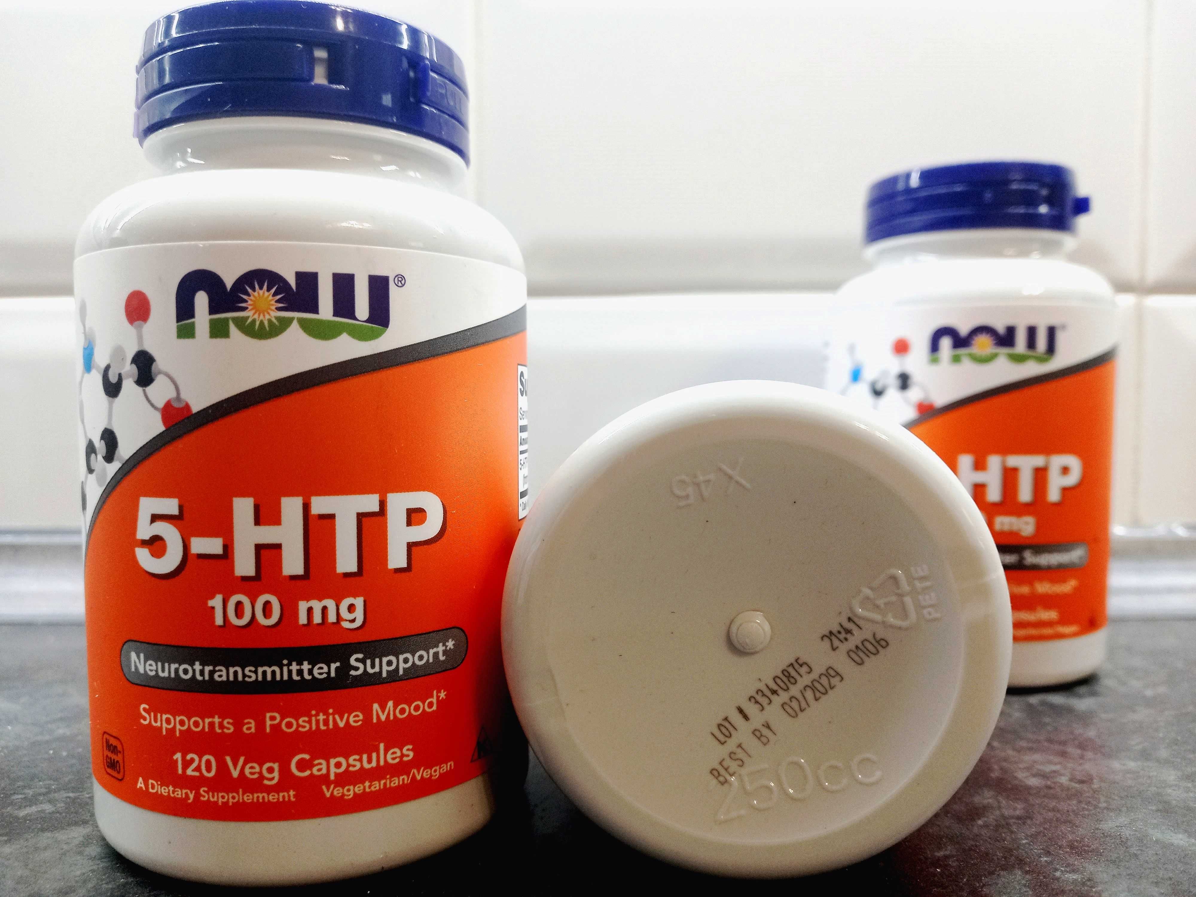 Now Foods, 5-HTP 100 мг (120 капс.), триптофан, гидрокситриптофан