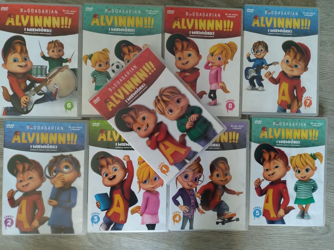 Zestaw filmów Alvin i wiewiórki