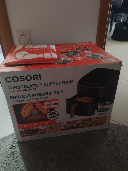 Air fryer Air Fryer Cosori Turbo Blaze 6L - Nova/Fatura/Garantia