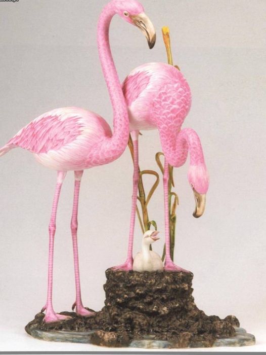 Escultura Flamingos