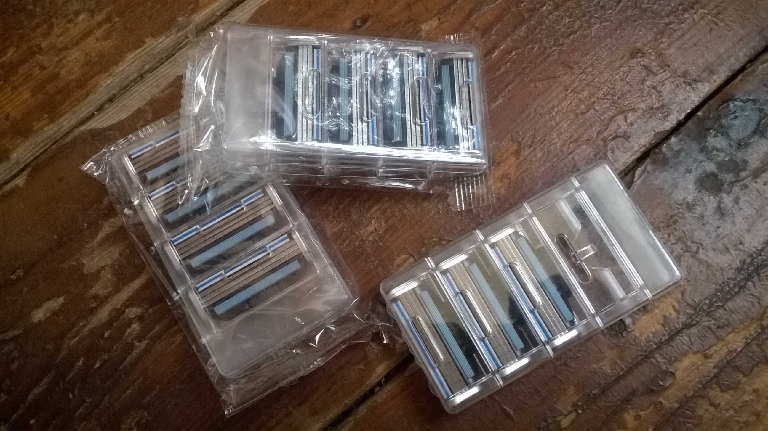 Лезвия кассеты для станка Gillette Mach3.